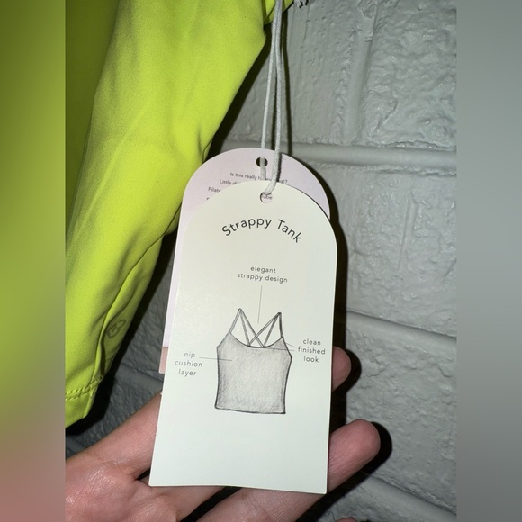 NWT BLOGILATES sz XS XL & 1X Limeade Strappy Tank Top Active Bra Shelf Sport ✨ - Picture 8 of 15